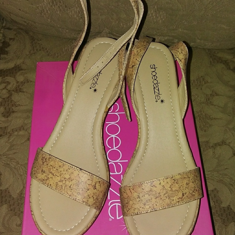 Cork Wedge Sandals